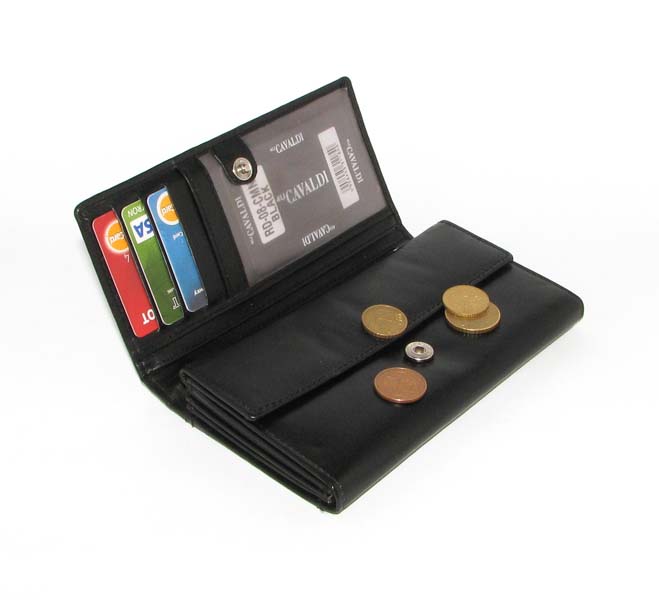 Кошелек женский Cavaldi RD-08-CMN BLACK Кошелек женский Cavaldi RD-08-CMN BLACK